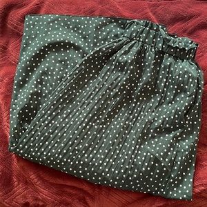 MIDI polka dot skirt